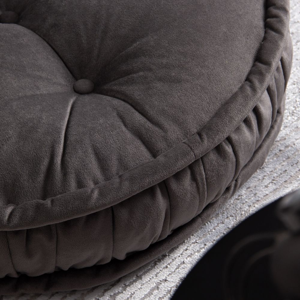 Bodenkissen Rund Sitzkissen Boden Dicker Stuhlkissen Meditationskissen Yogakissen 60x14cm