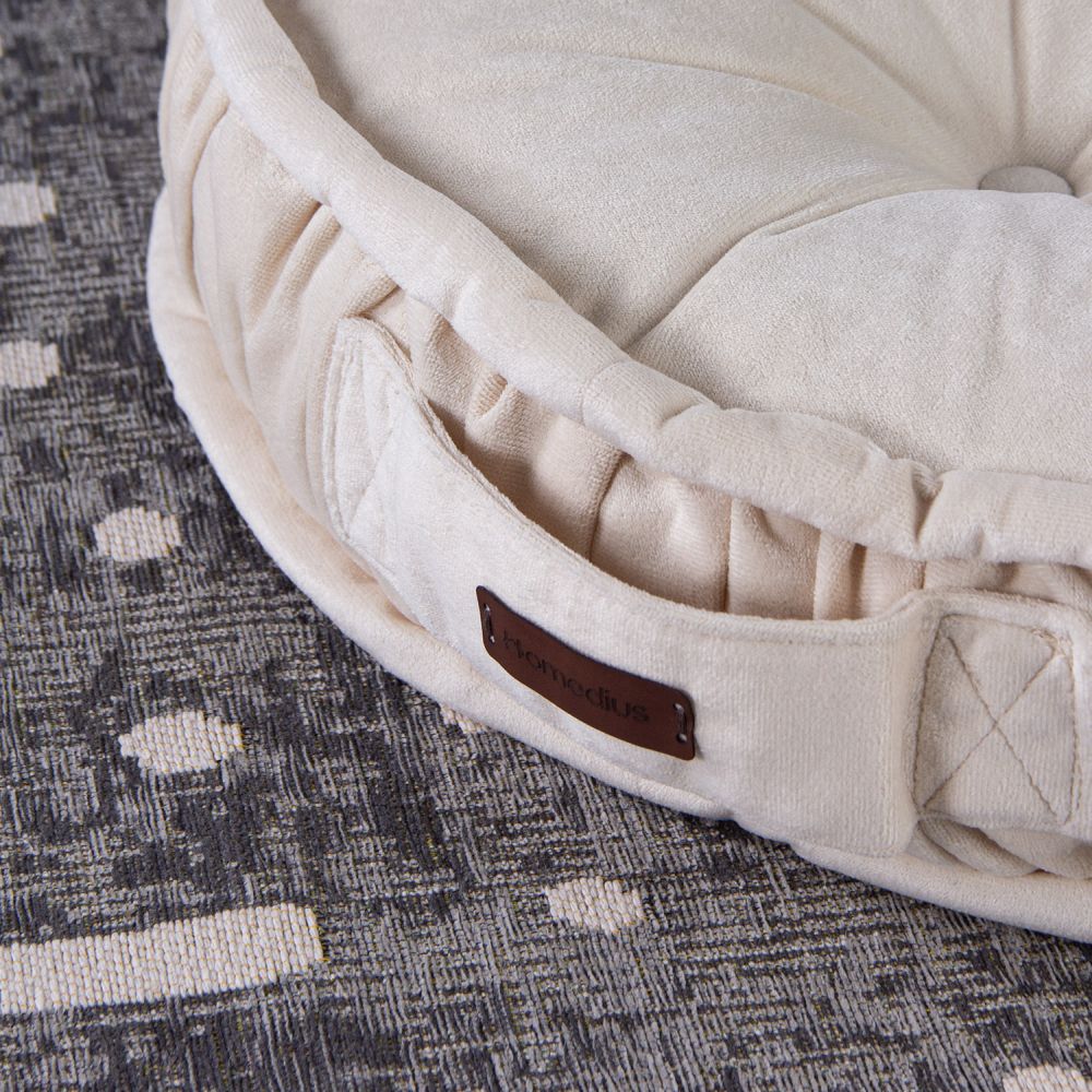 Bodenkissen Rund Sitzkissen Boden Dicker Stuhlkissen Meditationskissen Yogakissen 60x14cm