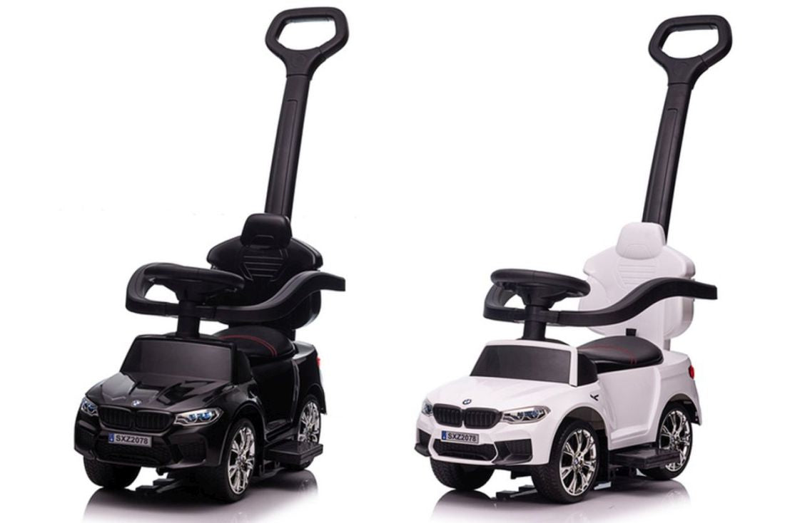 4in1 Kinder Rutschauto BMW M5 Rutscher Schiebestange MP3 Kinderauto
