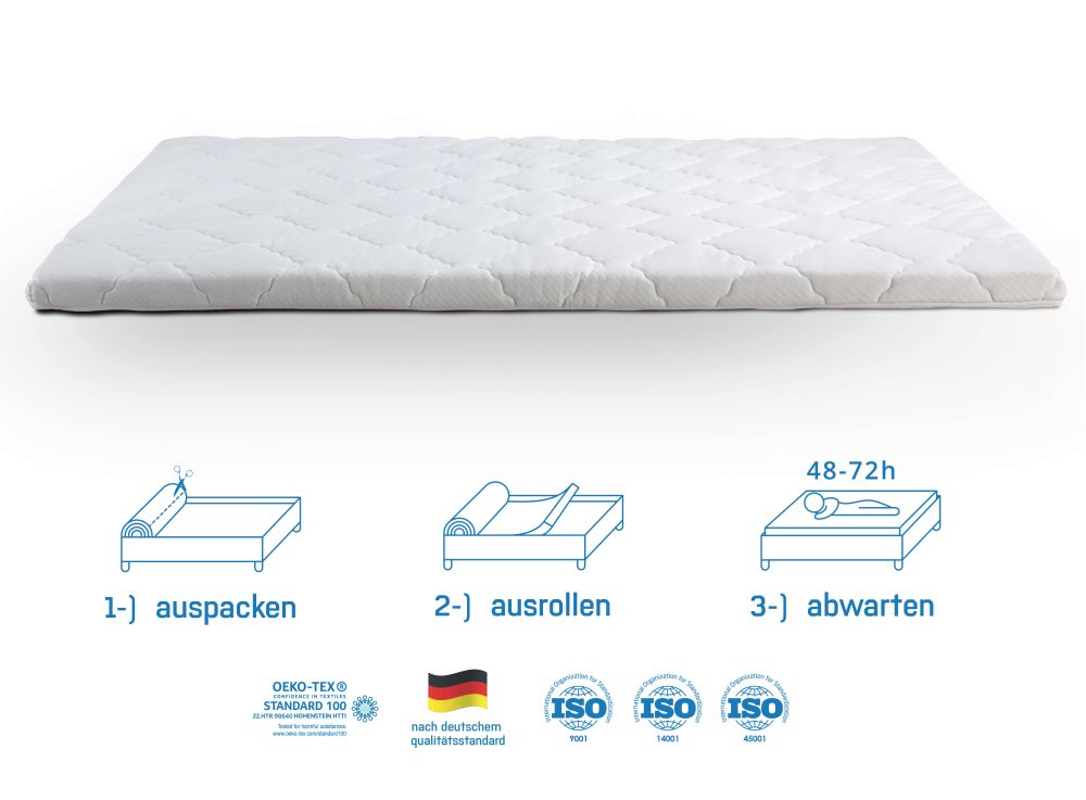 Orthopädischer Matratzentopper Matratzen Auflage Matratzen Topper Matratzenschoner 140x200