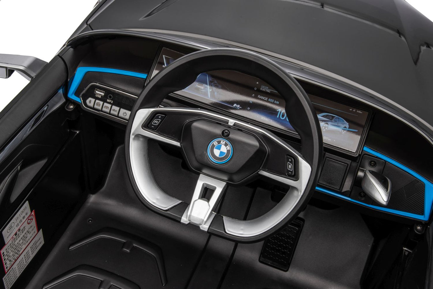 BMW i4 Kinderauto Kinder Elektroauto Fernbedienung Mp3 2x35W Motoren