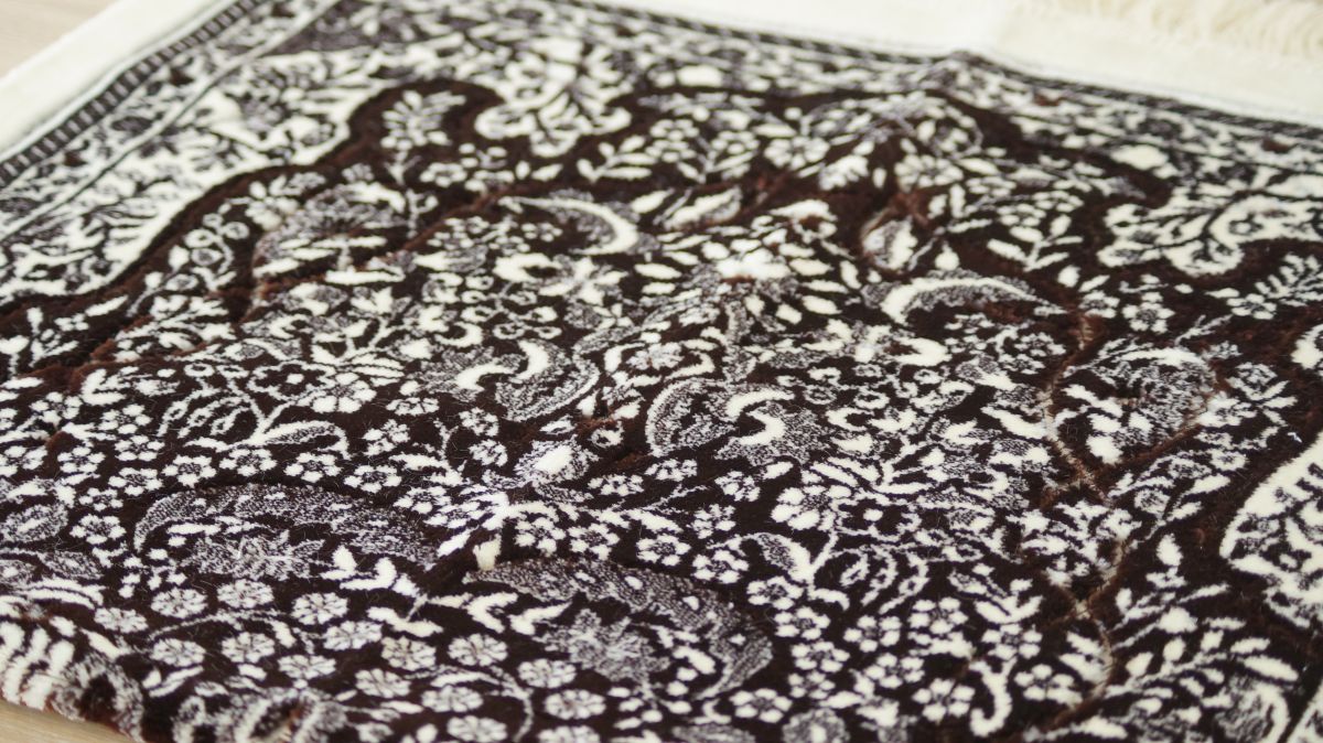 Gebetsteppich Gebetsmatte Muslim Seccade Namaz Gebet weich Kets Kadifeteks