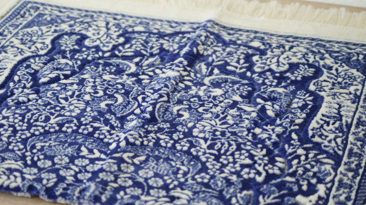 Gebetsteppich Gebetsmatte Muslim Seccade Namaz Gebet weich Kets Kadifeteks