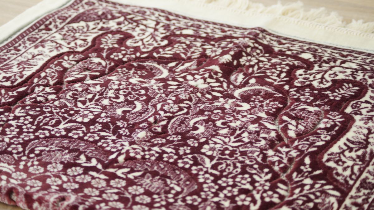 Gebetsteppich Gebetsmatte Muslim Seccade Namaz Gebet weich Kets Kadifeteks