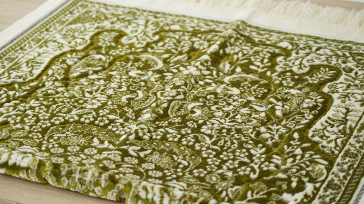 Gebetsteppich Gebetsmatte Muslim Seccade Namaz Gebet weich Kets Kadifeteks