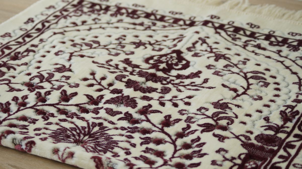 Gebetsteppich Gebetsmatte Muslim Seccade Namaz Gebet weich Kets Kadifeteks