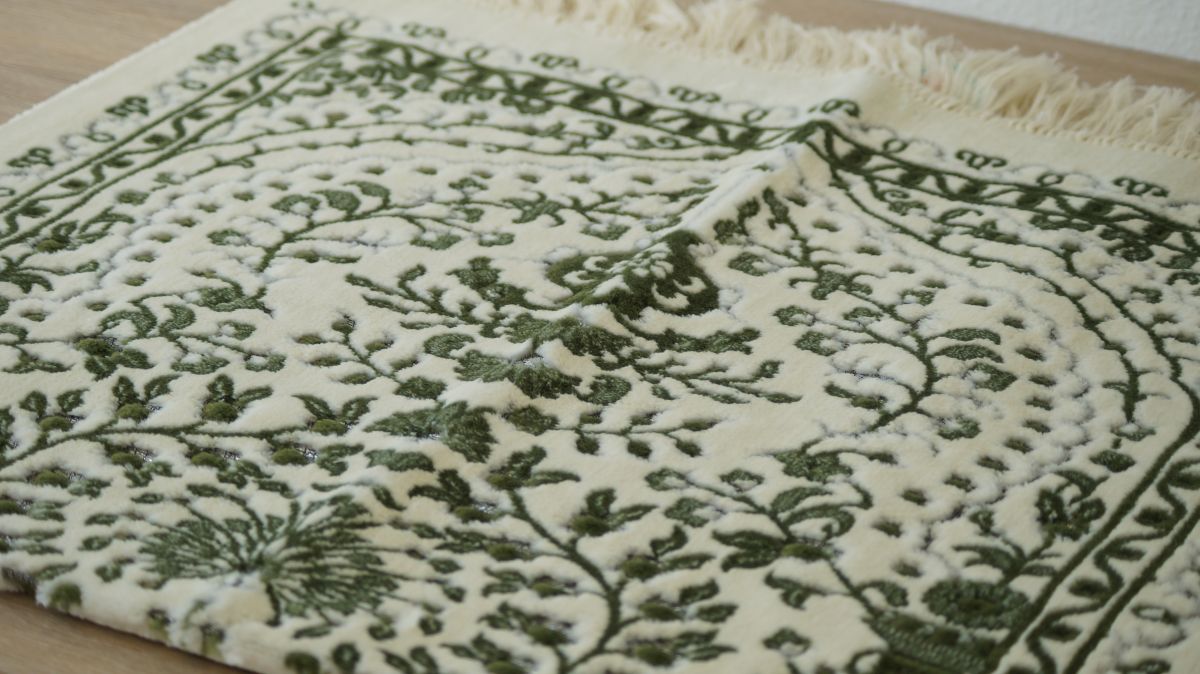 Gebetsteppich Gebetsmatte Muslim Seccade Namaz Gebet weich Kets Kadifeteks