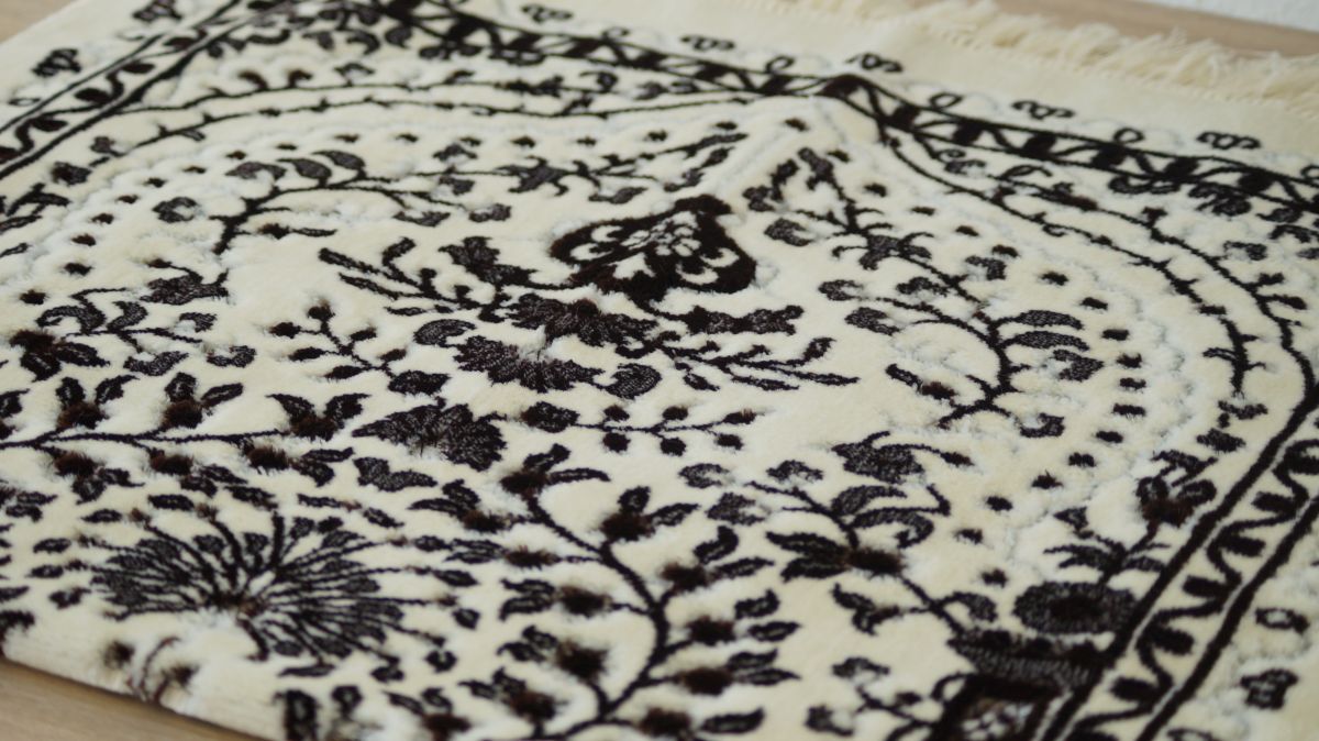 Gebetsteppich Gebetsmatte Muslim Seccade Namaz Gebet weich Kets Kadifeteks