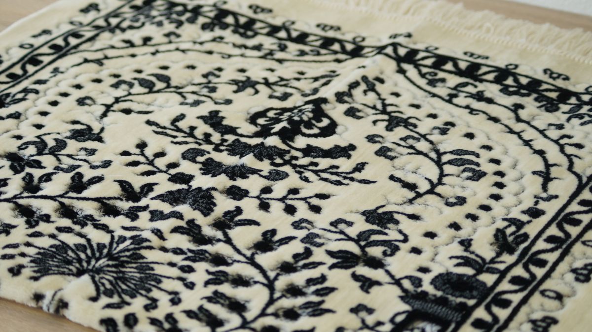 Gebetsteppich Gebetsmatte Muslim Seccade Namaz Gebet weich Kets Kadifeteks