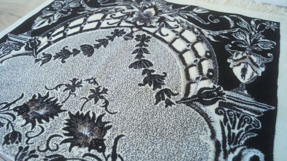 Gebetsteppich Gebetsmatte Muslim Seccade Namaz Gebet weich Kets Kadifeteks