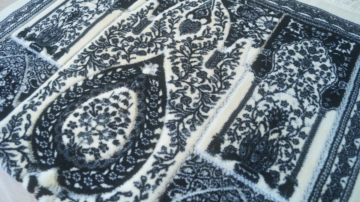 Gebetsteppich Gebetsmatte Muslim Seccade Namaz Gebet weich Kets Kadifeteks