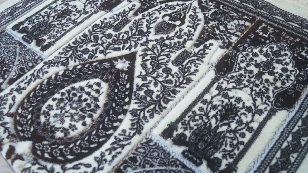 Gebetsteppich Gebetsmatte Muslim Seccade Namaz Gebet weich Kets Kadifeteks