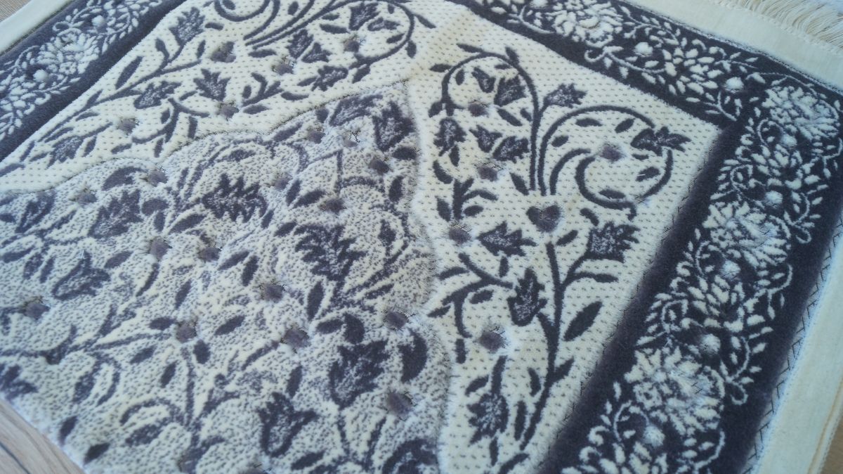 Gebetsteppich Gebetsmatte Muslim Seccade Namaz Gebet weich Kets Kadifeteks