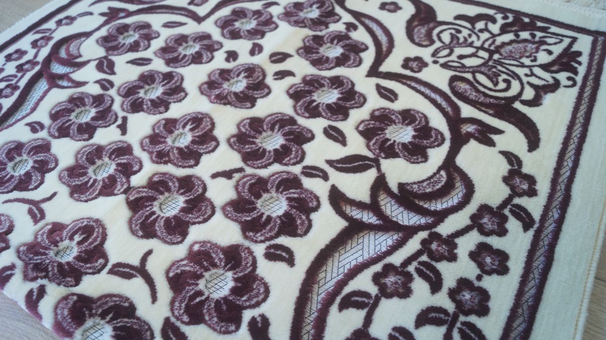 Gebetsteppich Gebetsmatte Muslim Seccade Namaz Gebet weich Kets Kadifeteks