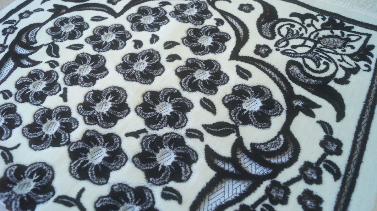 Gebetsteppich Gebetsmatte Muslim Seccade Namaz Gebet weich Kets Kadifeteks