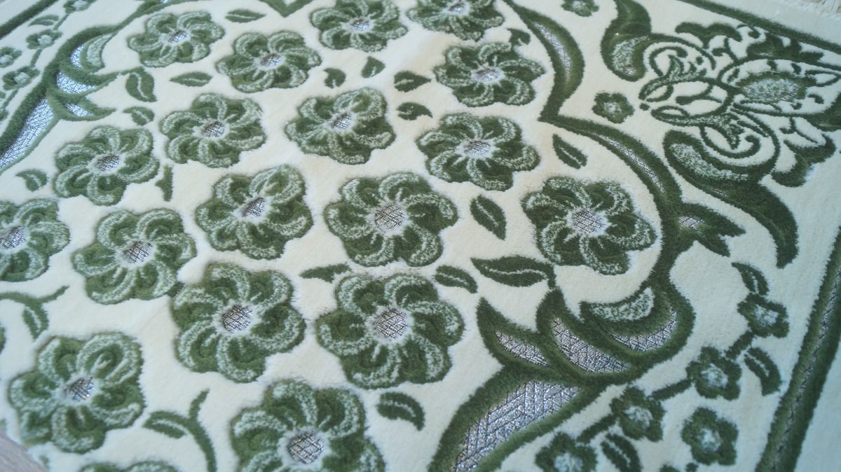 Gebetsteppich Gebetsmatte Muslim Seccade Namaz Gebet weich Kets Kadifeteks