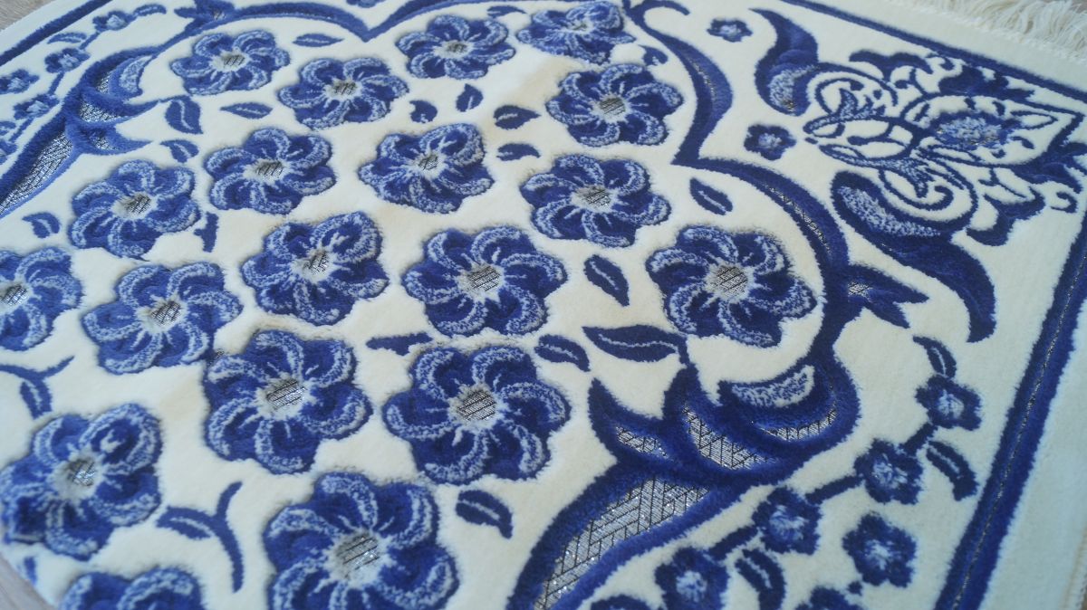 Gebetsteppich Gebetsmatte Muslim Seccade Namaz Gebet weich Kets Kadifeteks