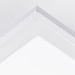 Brilliant Flat LED Deckenaufbau-Paneel 100x25cm silber
