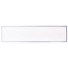 Brilliant Flat LED Deckenaufbau-Paneel 100x25cm silber