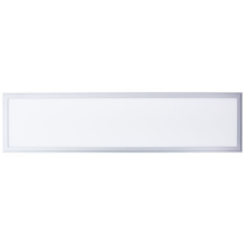 Brilliant Flat LED Deckenaufbau-Paneel 100x25cm silber