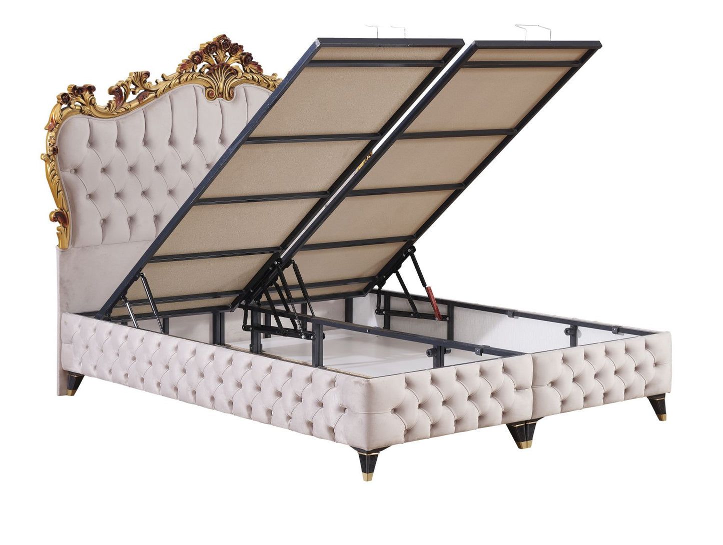 Boxspringbett Baza Yatak Boxspring Bett 160x200 Komplett Set Frezya