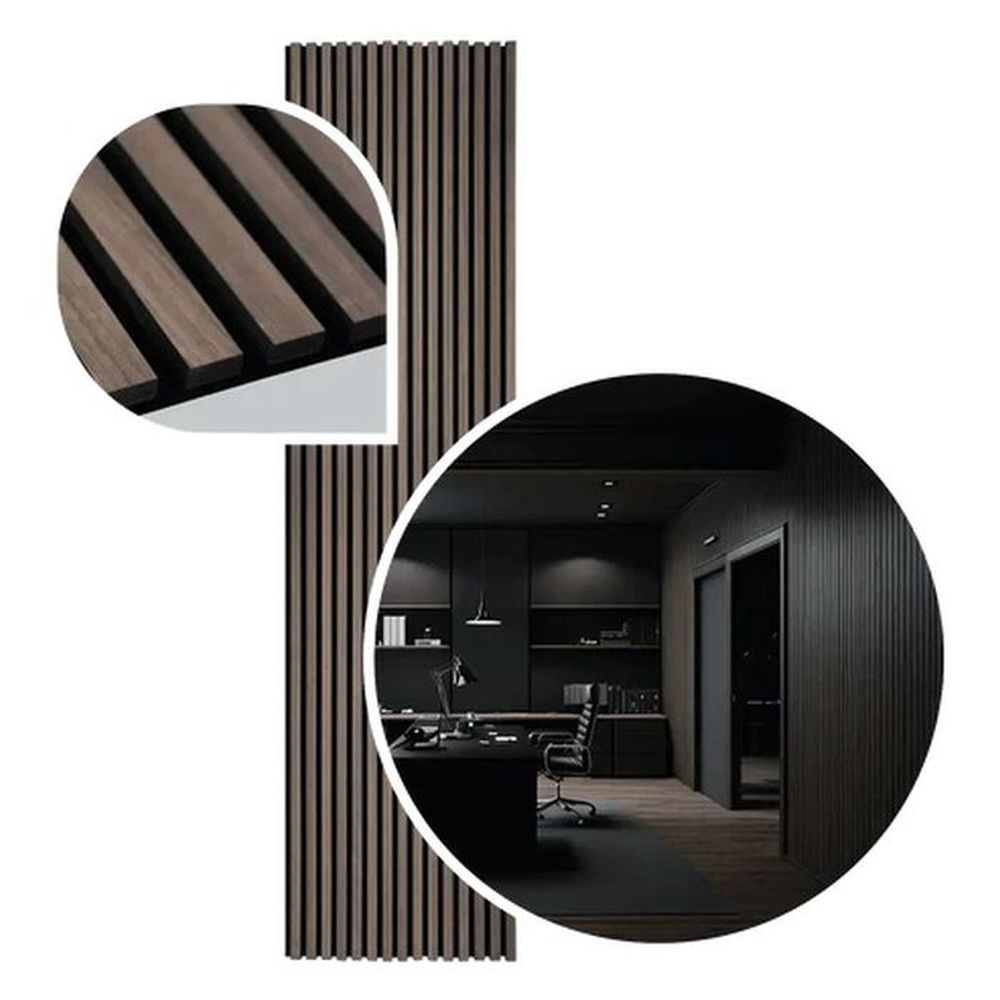 2x Akustikpaneele Wandpaneele Raumakustik Holz Filz Wandverkleidung 120x60cm