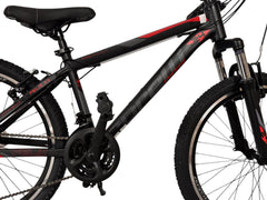 24 Zoll Mountainbike Fahrrad Alu Rad 24" MTB Bike Gabelfederung 21-Gang