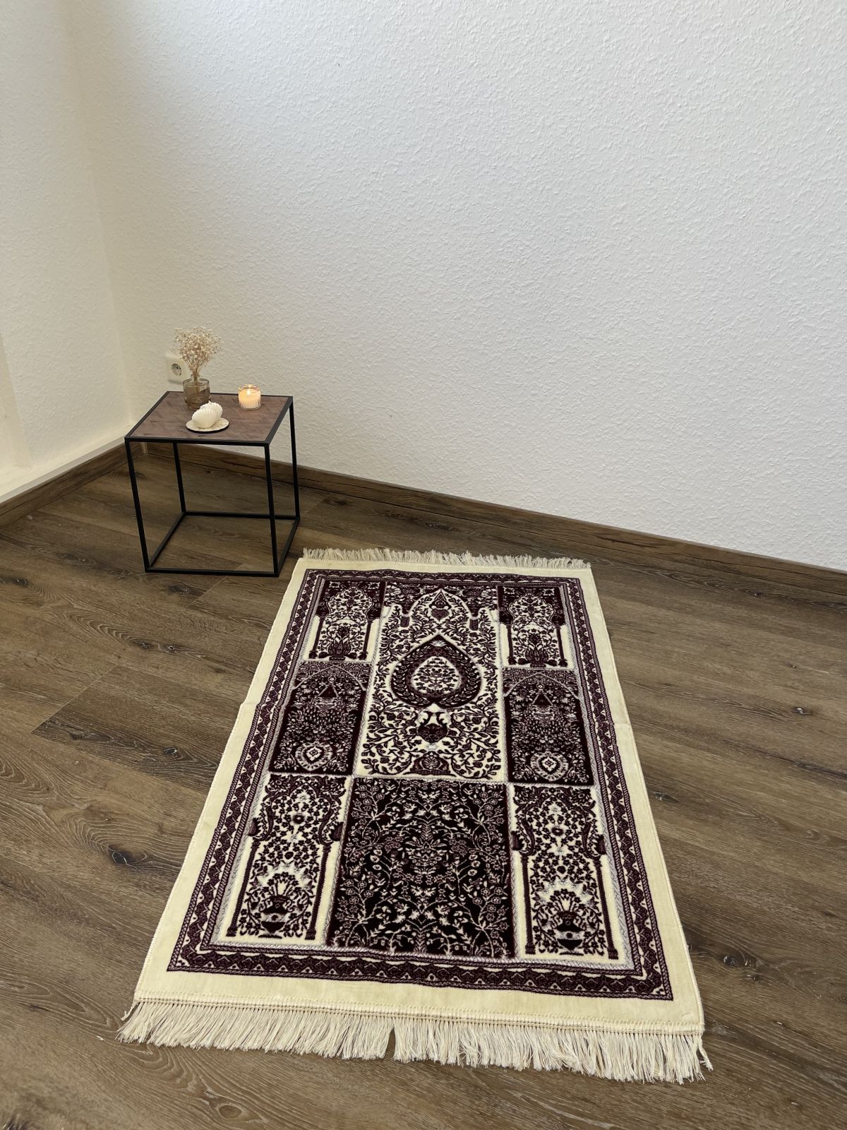 Gebetsteppich Gebetsmatte Muslim Seccade Namaz Gebet weich Kets Kadifeteks