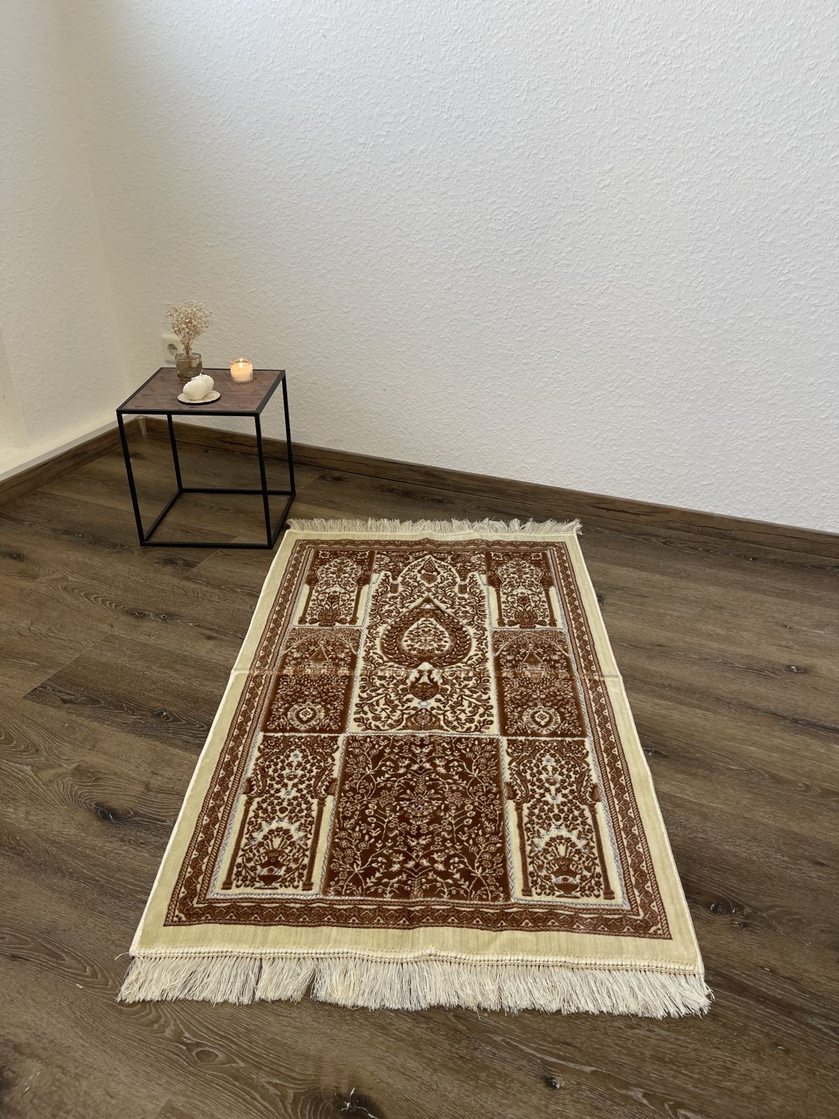 Gebetsteppich Gebetsmatte Muslim Seccade Namaz Gebet weich Kets Kadifeteks