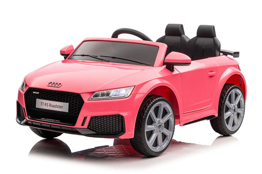 Kinder Elektro Auto Audi Tt Rs Cabrio mit Fernbedienung Usb und Mp3 Anschluss 2x30W Motoren und 12V