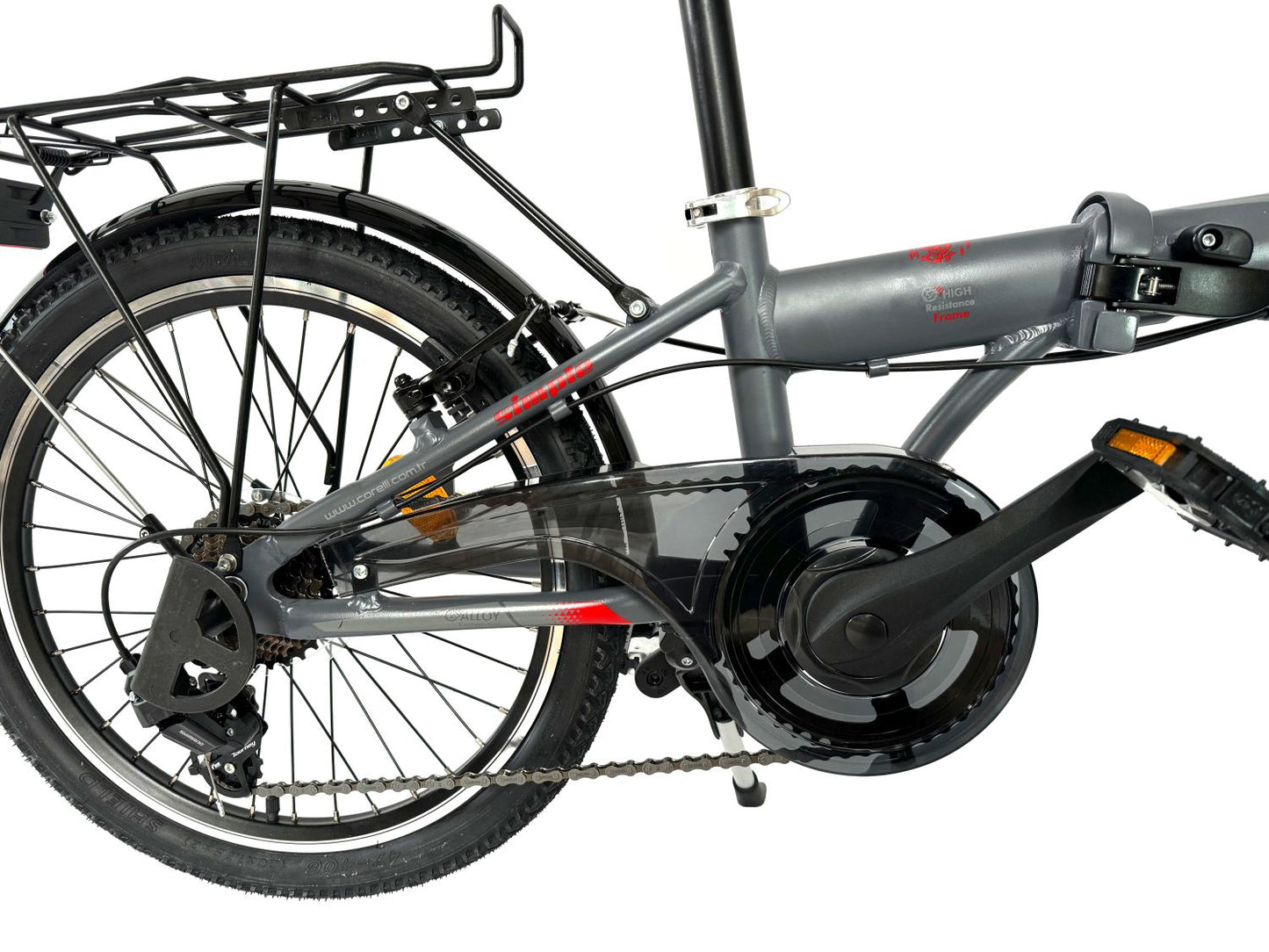 20 Zoll Alu Faltrad Klapprad Shimano 7-Gang-Schaltung Klappfahrrad