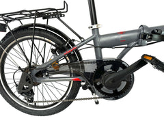 20 Zoll Alu Faltrad Klapprad Shimano 7Gang-Schaltung Quick-Fold-System Klappfahrrad