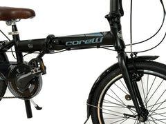 20 Zoll Alu Faltrad Klapprad Shimano 7Gang-Schaltung Quick-Fold-System Klappfahrrad