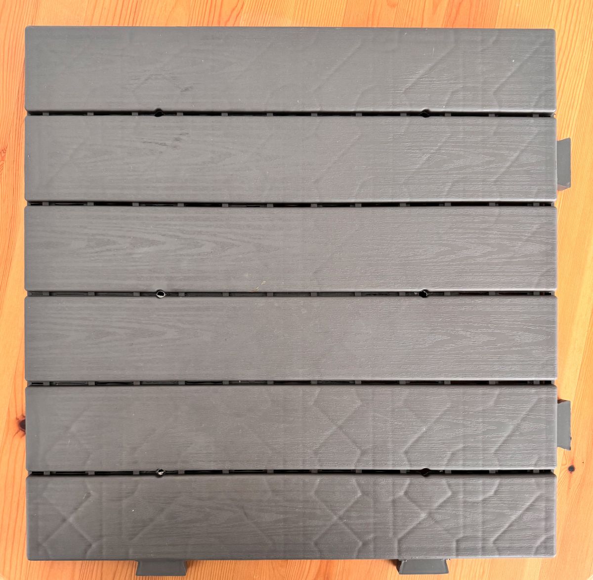 Terrassenfliesen Terrassen Boden Fliesen 50x50cm Braun Kunststoff