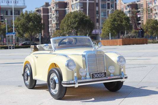 Kinder Elektrofahrzeug Mercedes Benz 300S Luxus Oldtimer 12V7AH