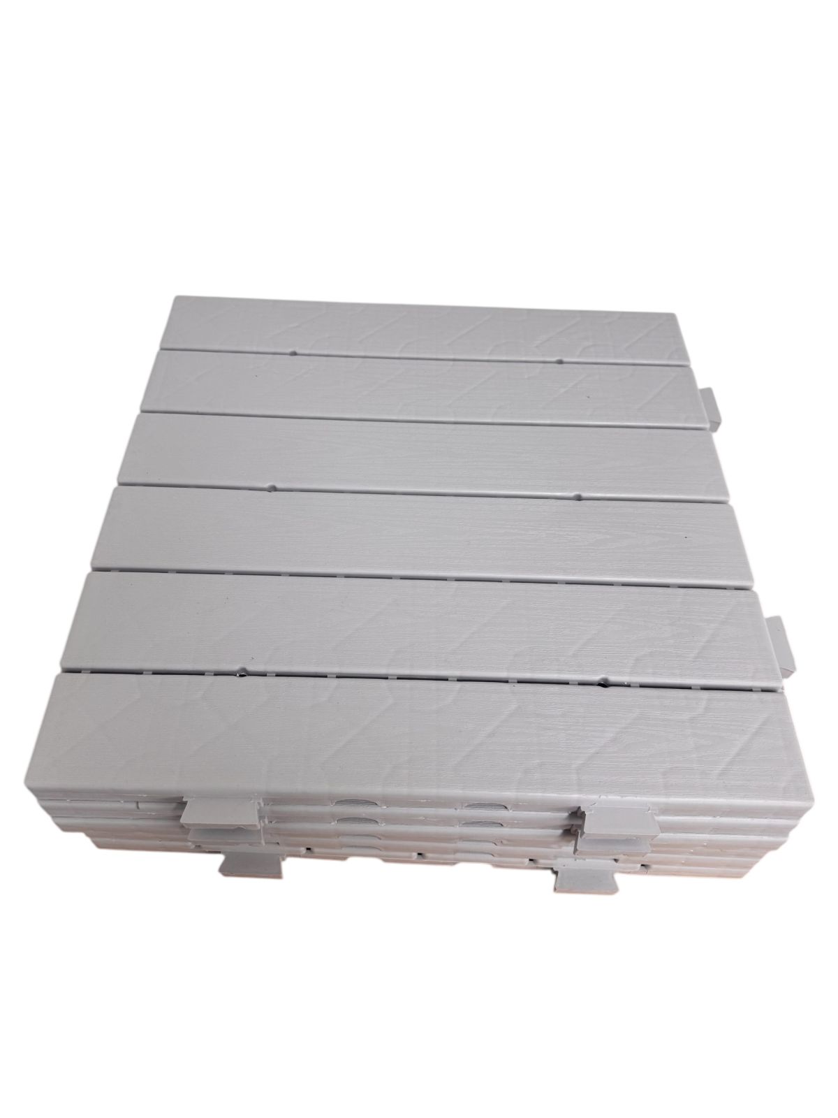 Terrassenfliesen Terrassen Boden Fliesen 50x50cm Hellgrau Kunststoff