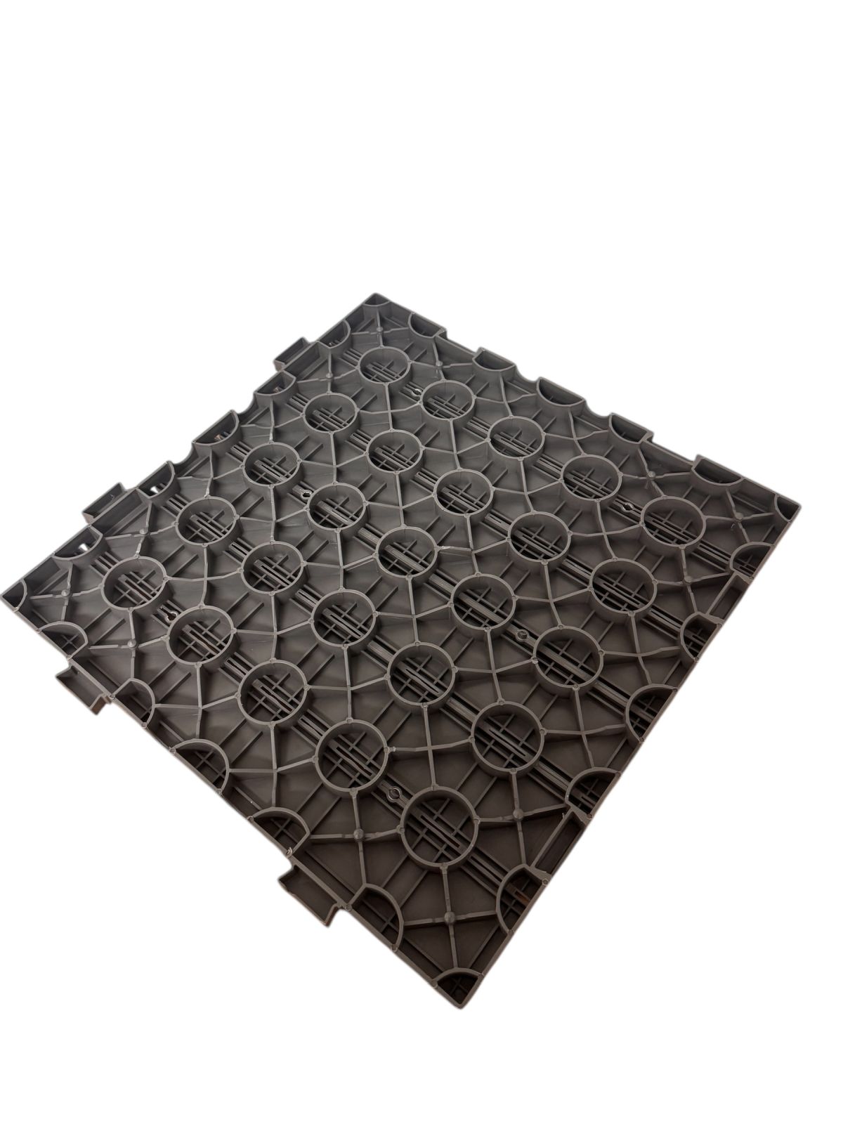 Terrassenfliesen Terrassen Boden Fliesen 50x50cm Braun Kunststoff