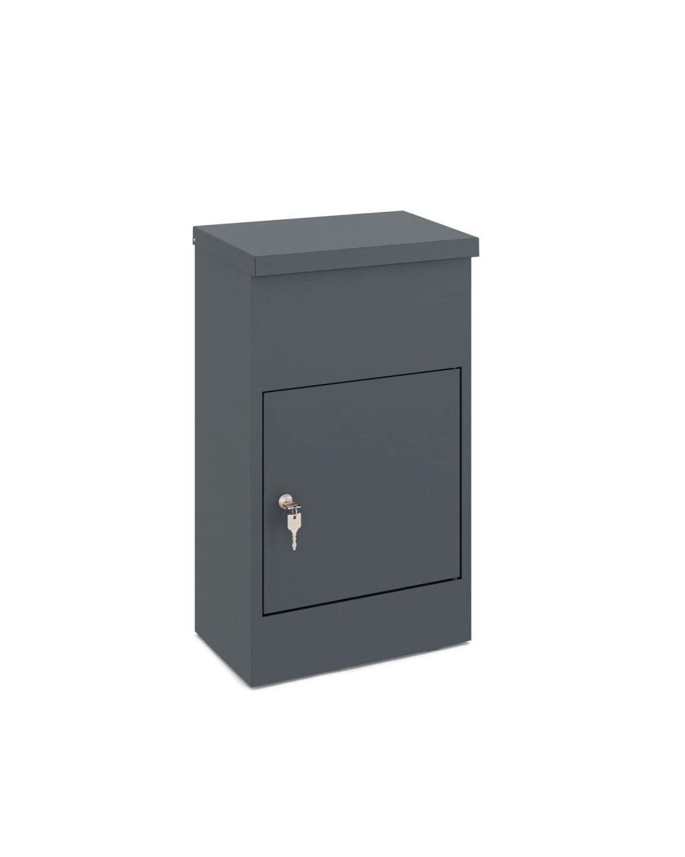 Paketbox Postbox M Paketfach Postkasten 38x23x65cm Briefkasten mit Schloss Stahl