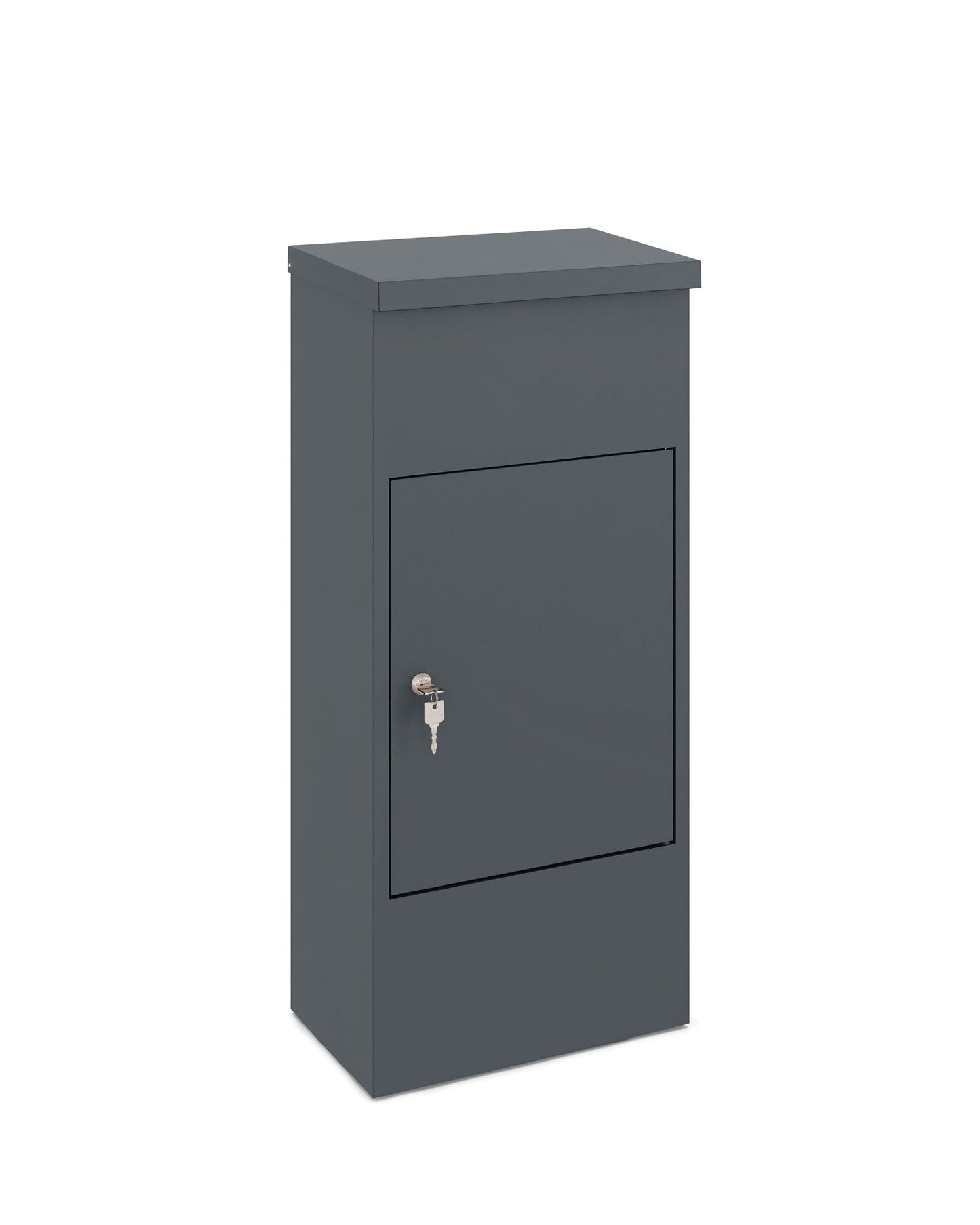 Paketbox Postbox Paketfach L Postkasten 38x23x85cm Briefkasten mit Schloss Stahl