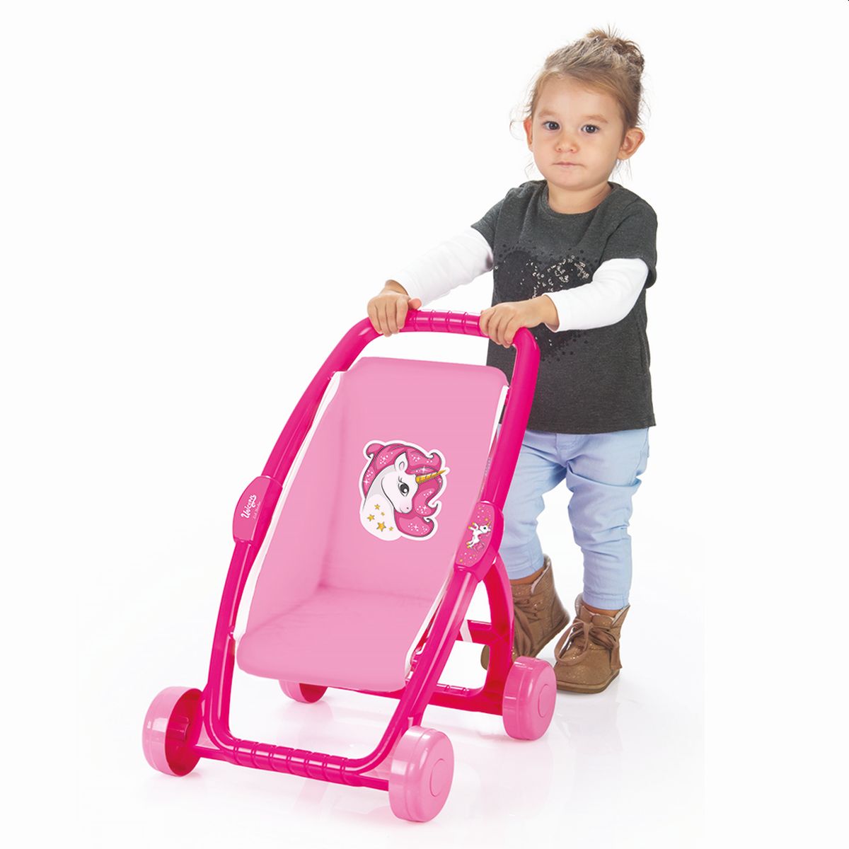 Puppenbuggy Puppenwagen Babywagen Kinderwagen Neu Rosa
Dolu Unicorn Baby Waggen