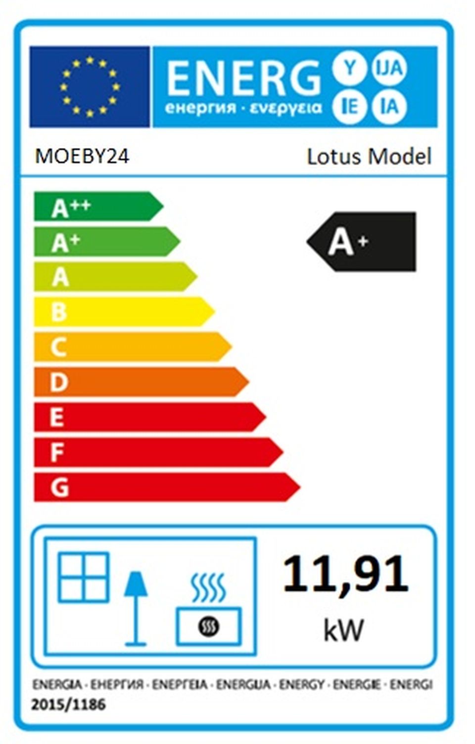 Küchenofen Holzherd Kaminofen Herd Gusseisen 11,91KW BimSchV2 EEK A+