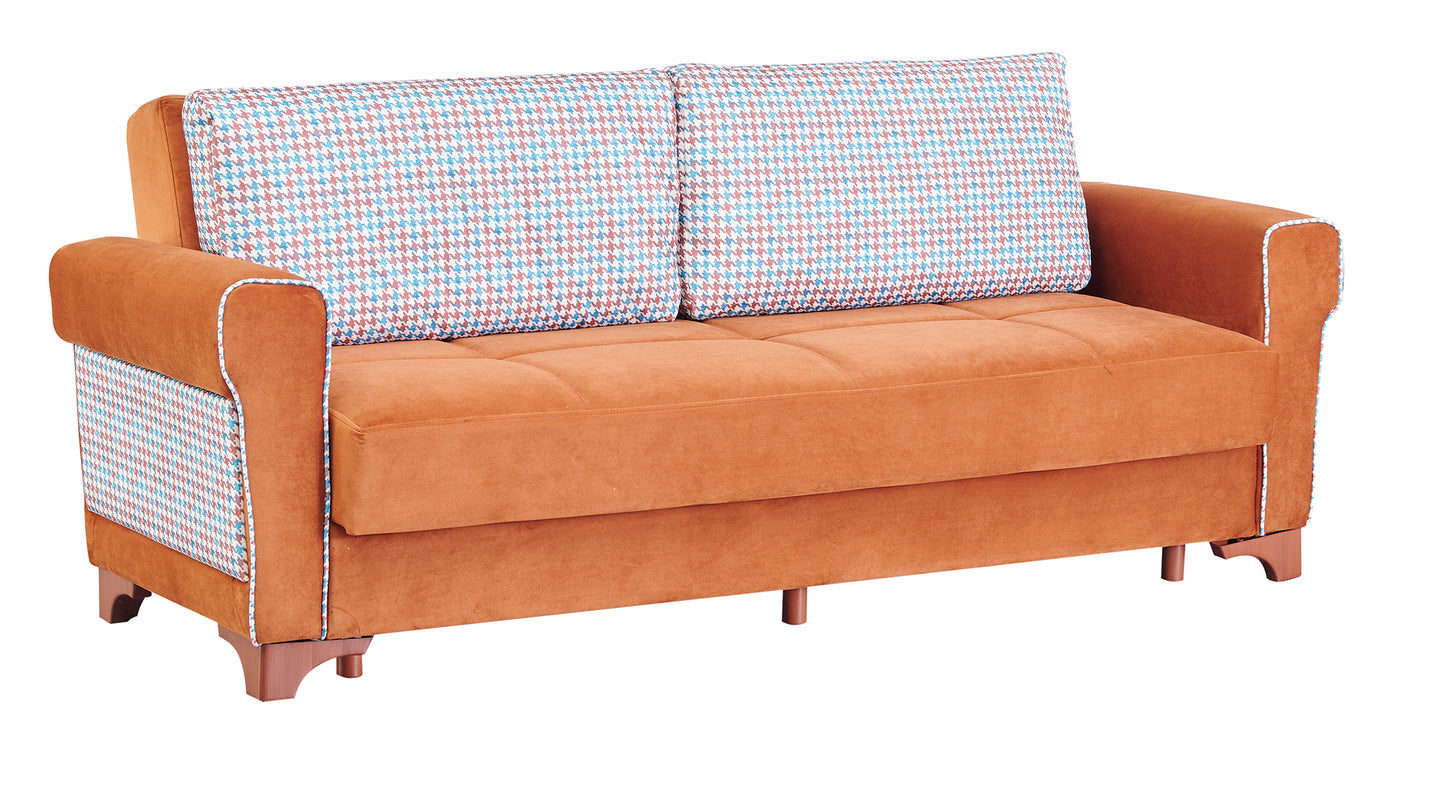 Sofabett Schlafunktion Schlafsofa Gästebett Bettkasten Sofa Couch Schlafcouch Kiremit
