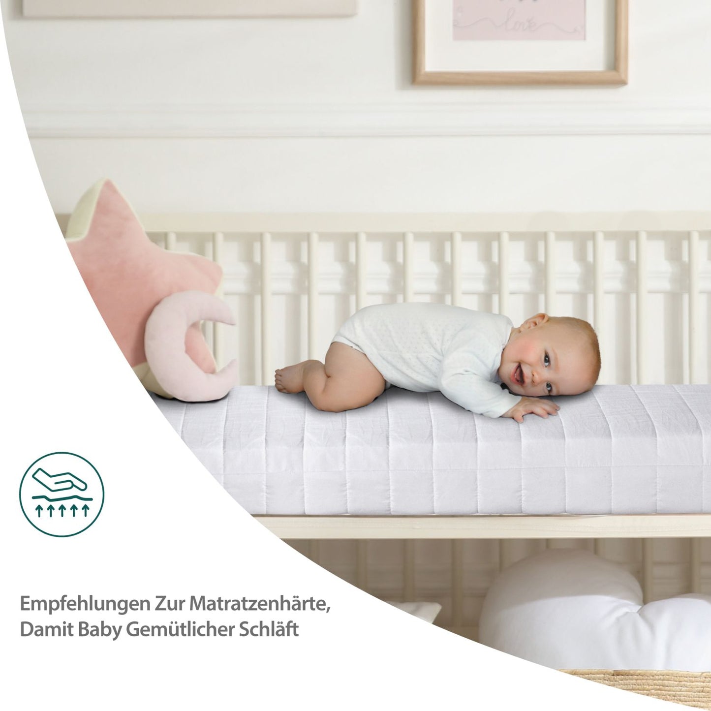 Comfort Matratze Komfortschaum Rollmatratze Härtegrad 3 (H3) 70x140cm