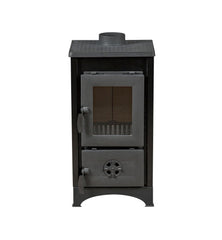 Kamin Ofen Kaminofen Anthrazit Rauchrohr 6,7KW BimSchV2  EEK A