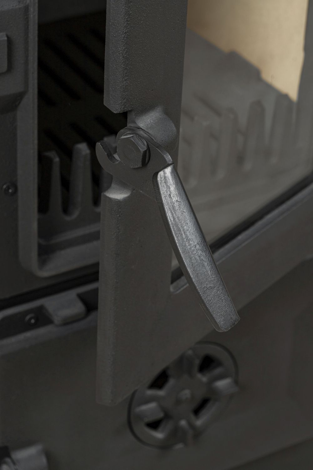 Kamin Ofen Kaminofen Anthrazit Rauchrohr 6,7KW BimSchV2  EEK A