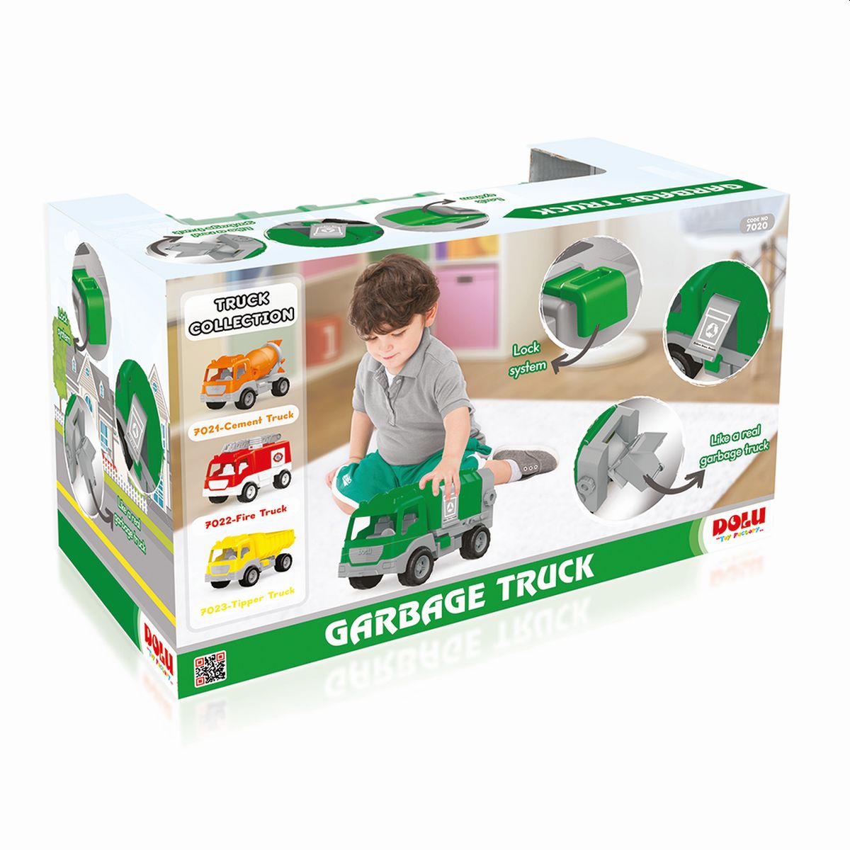 Müllwagen Spielzeug-LKW Lernspielzeug Spielfahrzeuge Auto für Unisex-Kinder Neu