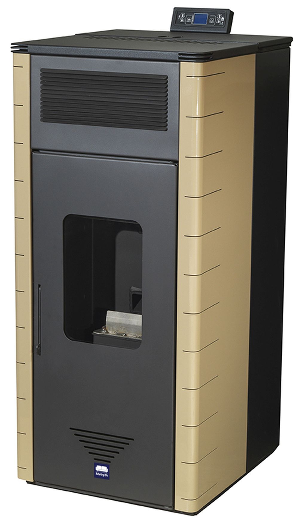 Pelletofen Wassergeführter 25kW Kamin Pellet Ofen Kaminofen Heizung