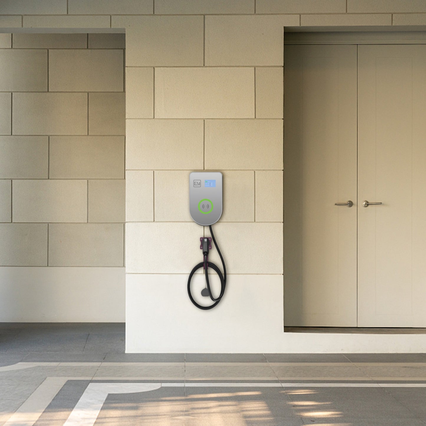 Elektroauto Wallbox 11kW Single Ladestation Typ2 400V 32A 3-phasig inkl.Ladekabel