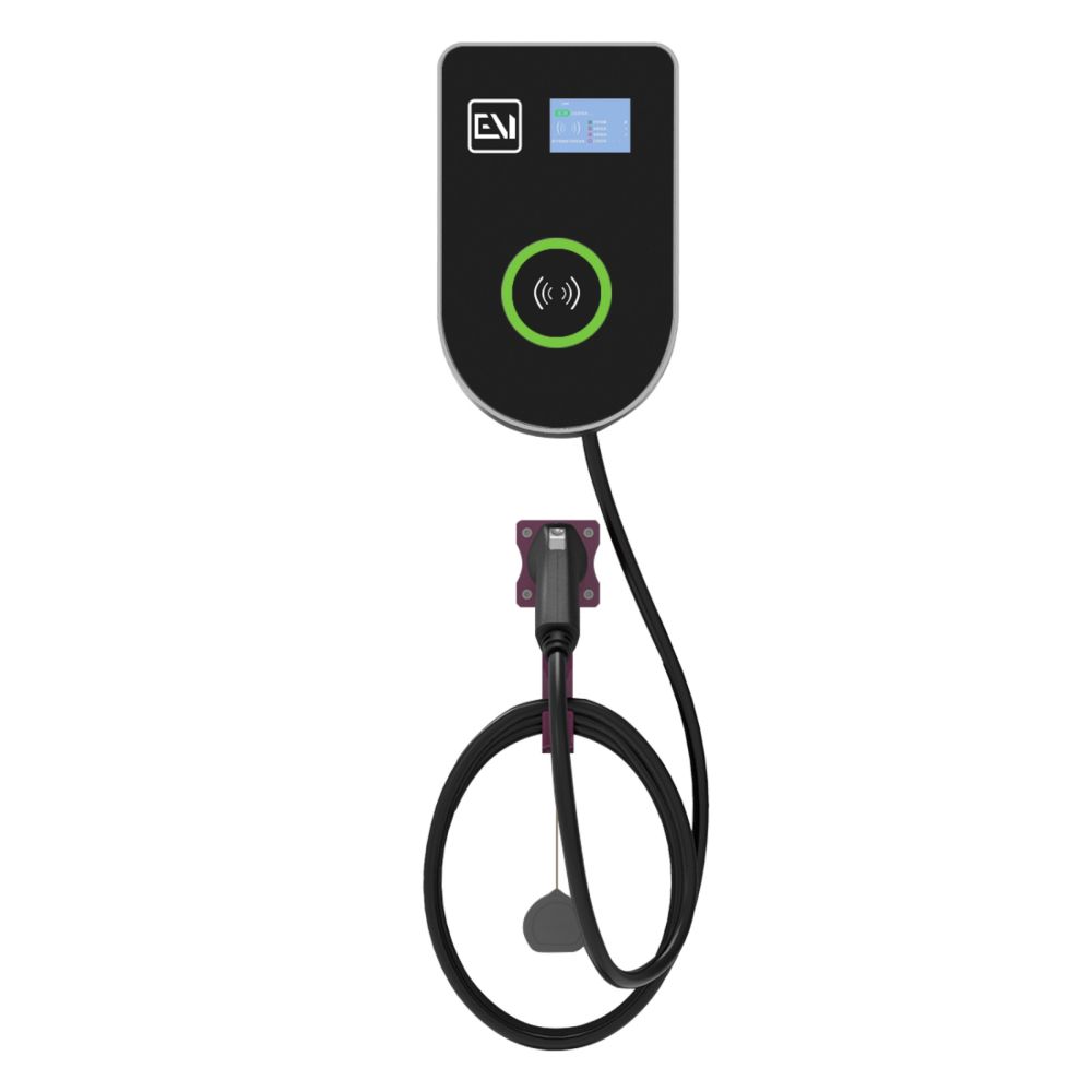 Elektroauto Wallbox 7kW Single Ladestation Typ2 230V 32A 1-phasig inkl.Ladekabel