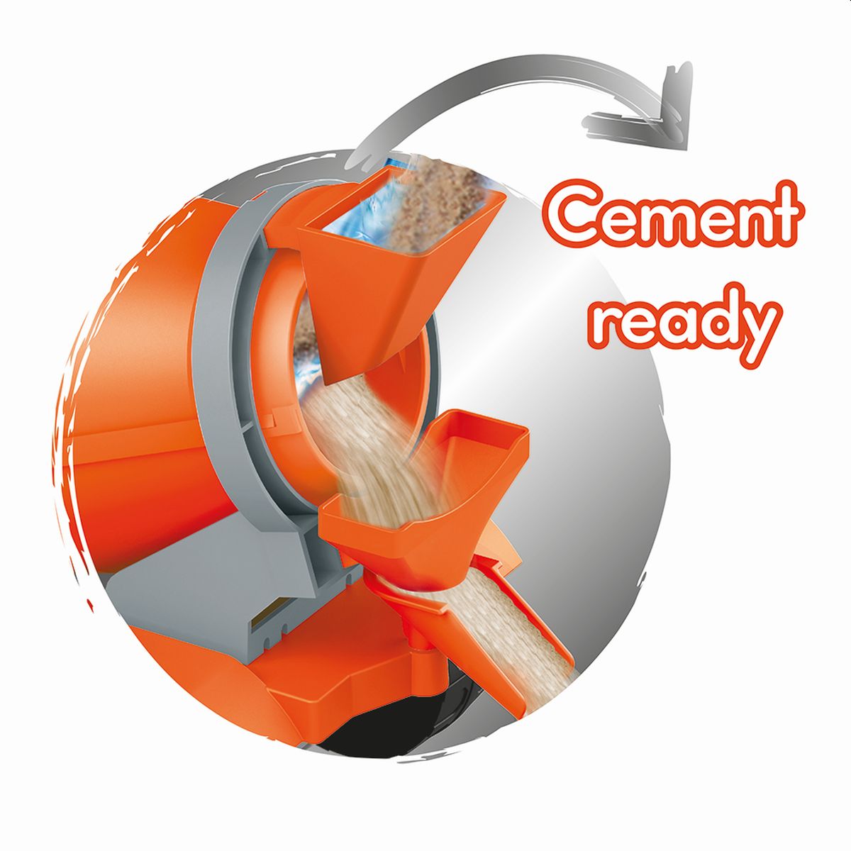 LKW Betonmischer Kinderspielzeug Baufahrzeug Sandkastenspielzeug Beton Auto Neu